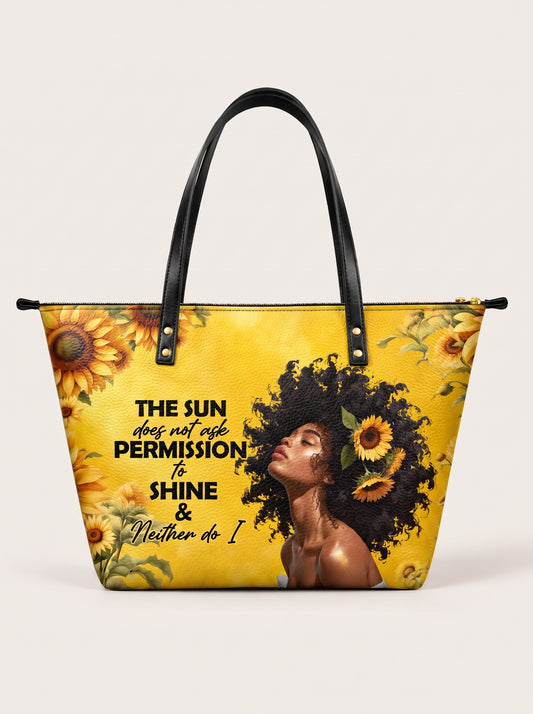 Melaniva Sunlit Crown Leather Tote Bag Deal (FREE WALLET)