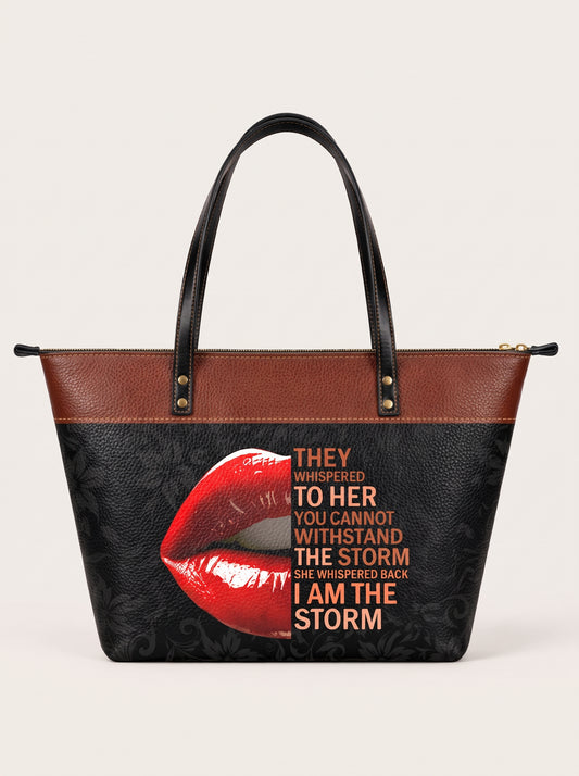 Melaniva Storm Kiss Leather Tote Bag Deal (FREE WALLET)