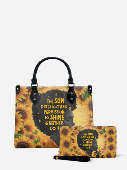 Melaniva Permission to Shine Leather Handbag Deal (FREE WALLET) - Melaniva