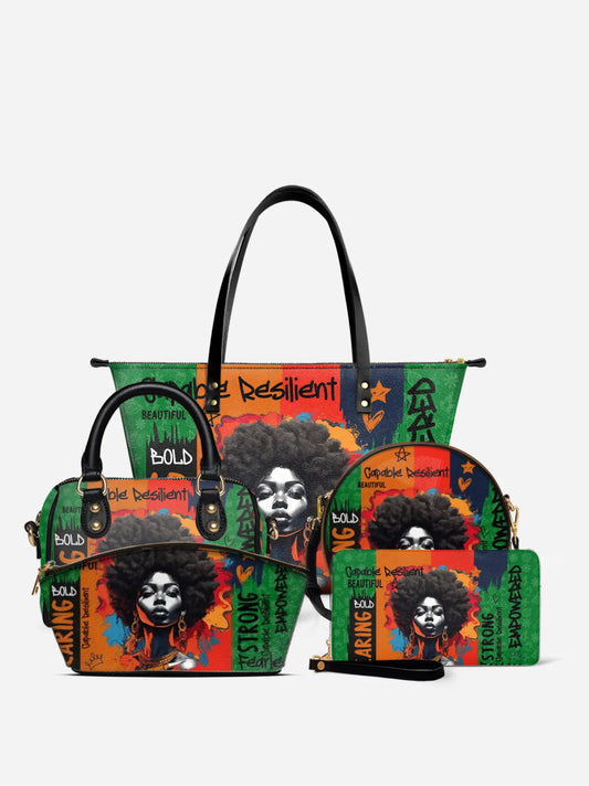 Melaniva "Savannah Bloom" Tote Bag The Lucky Bundle - Melaniva