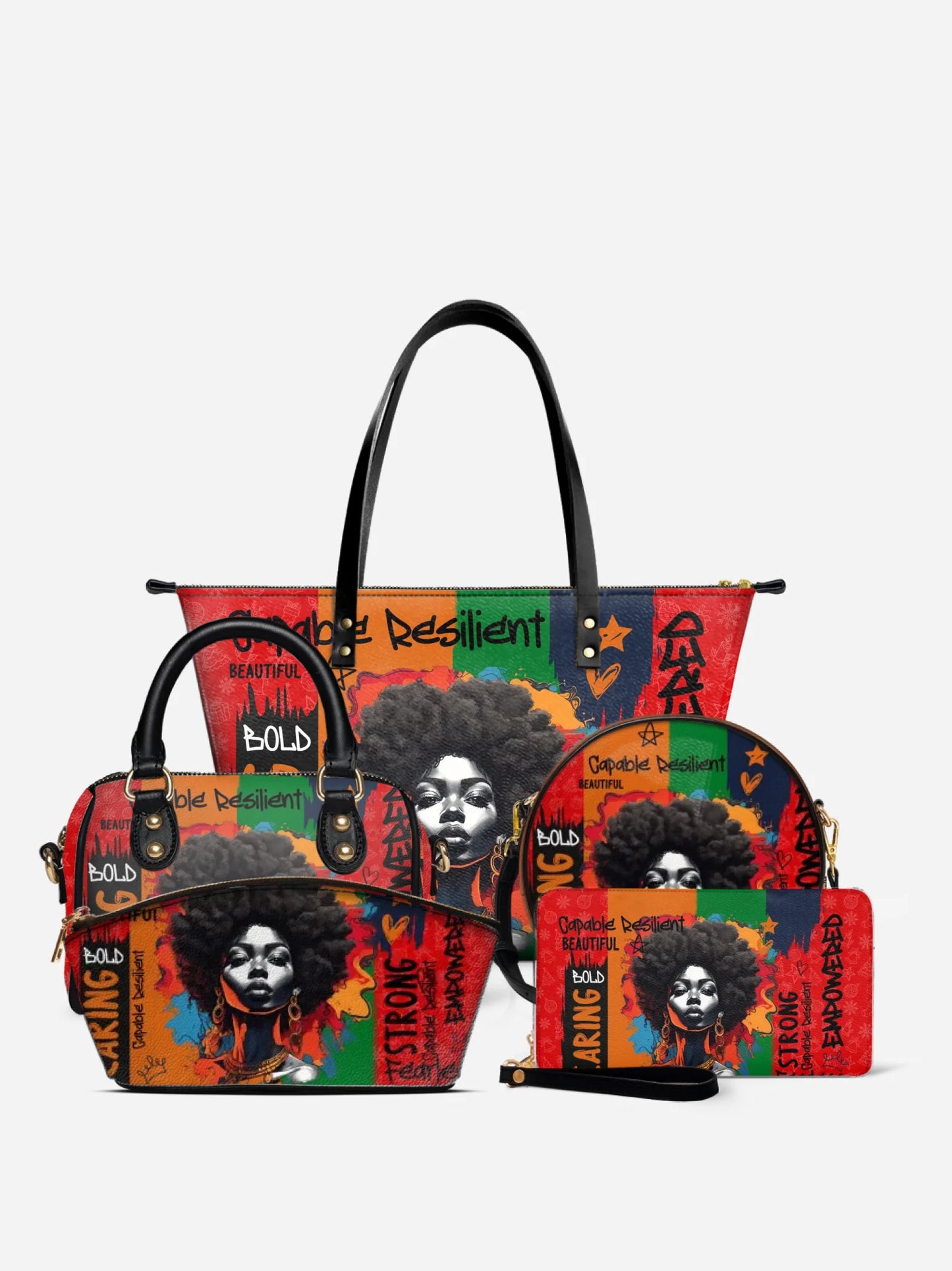 Melaniva "Shea Butter & Gold" Tote Bag The Lucky Bundle - Melaniva