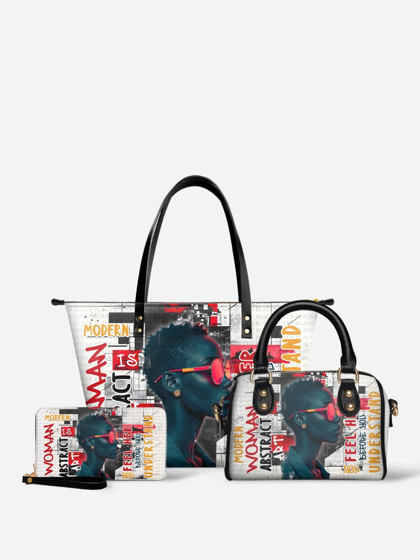 Melaniva "Graffiti Art Purse" Tote Bag The Perfect Trio - Melaniva