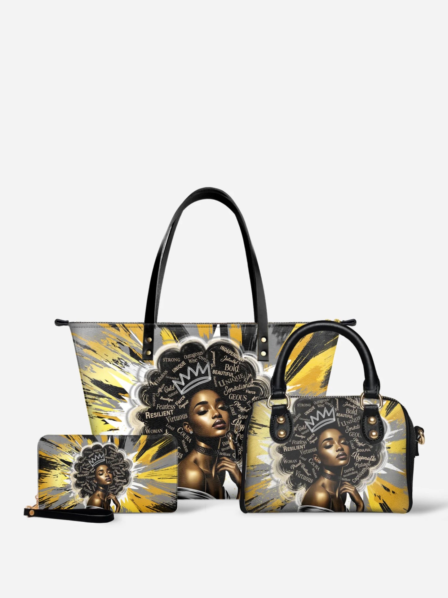 Melaniva "Solar Halo" Tote Bag The Perfect Trio - Melaniva