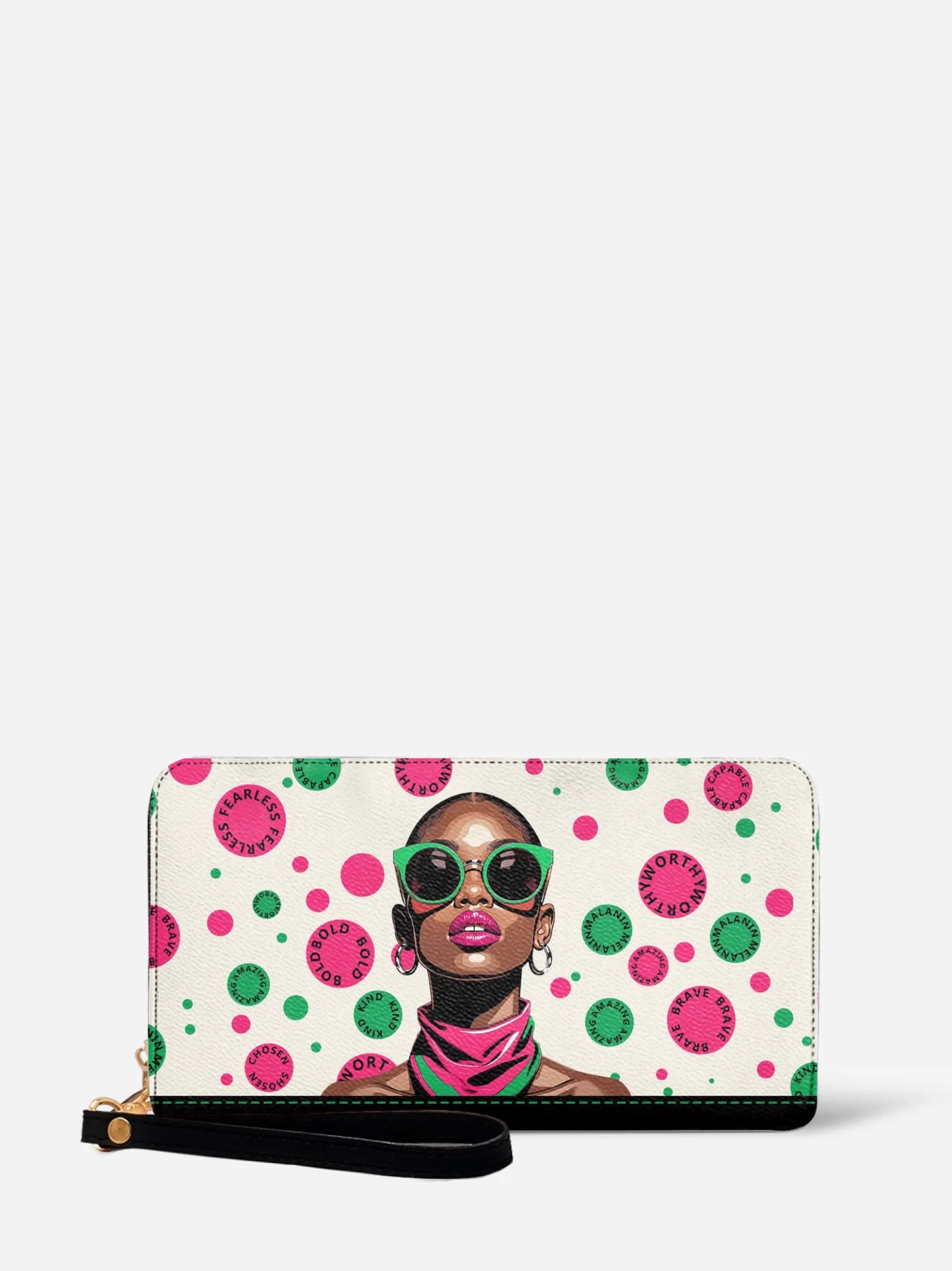 Melaniva “Bold & Worthy” Leather Wallet - Melaniva