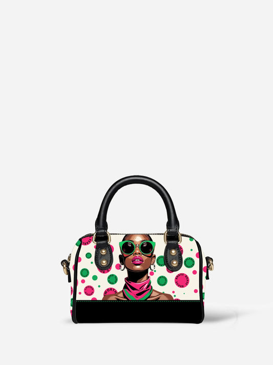 Melaniva “Bold & Worthy” Leather Mini Satchel - Melaniva