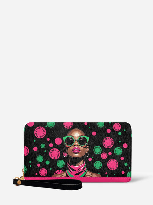 Melaniva "Fearless Beauty Rising" Leather Wallet - Melaniva