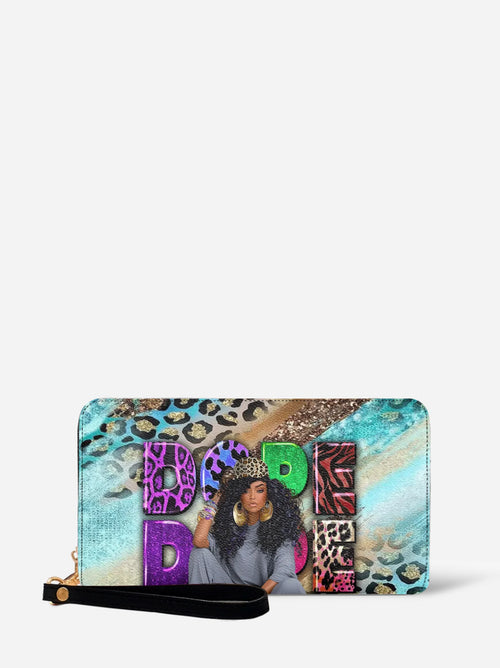 Melaniva “Unapologetically Dope” Leather Wallet - Melaniva