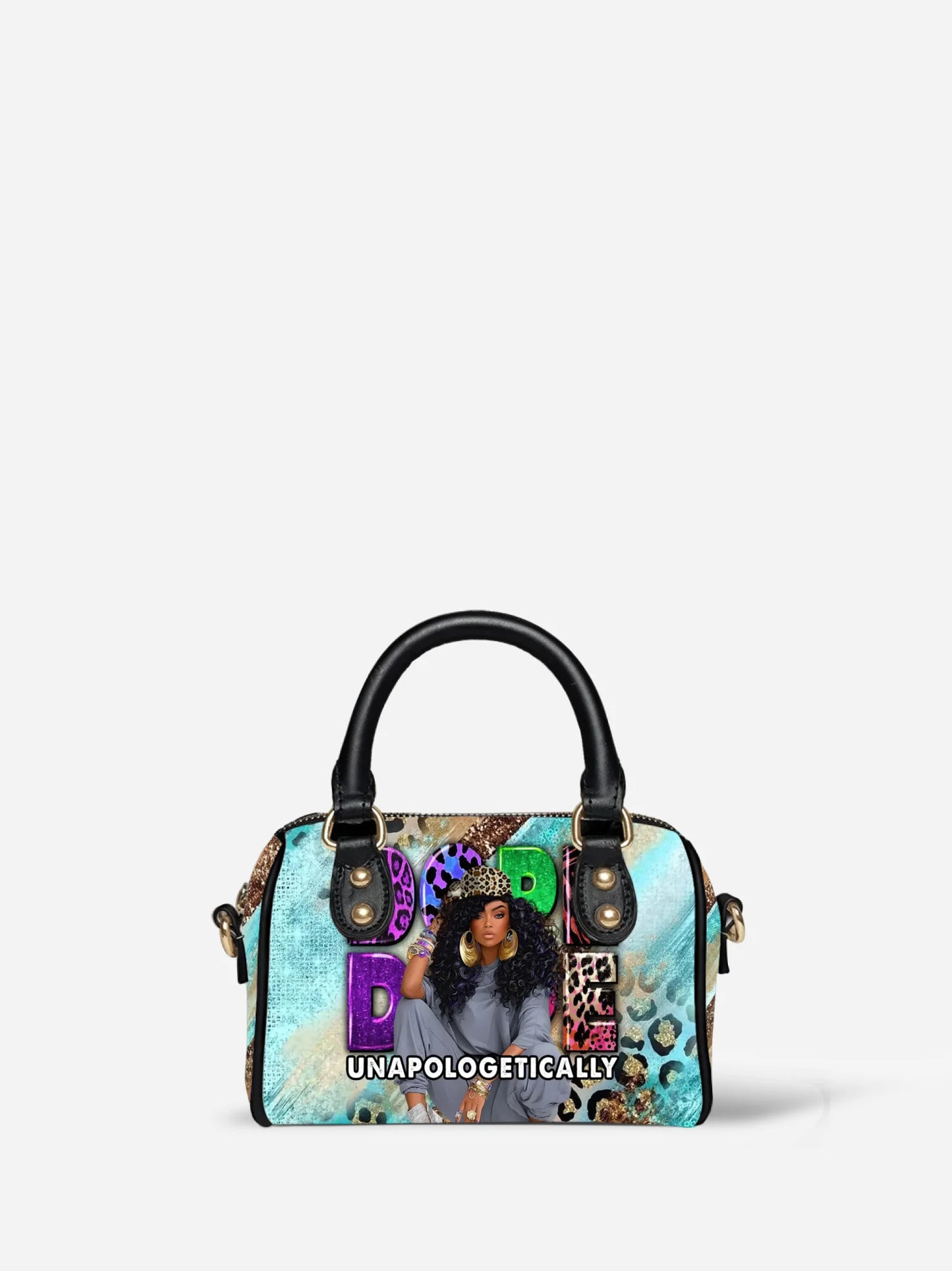 Melaniva “Unapologetically Dope” Leather Mini Satchel - Melaniva