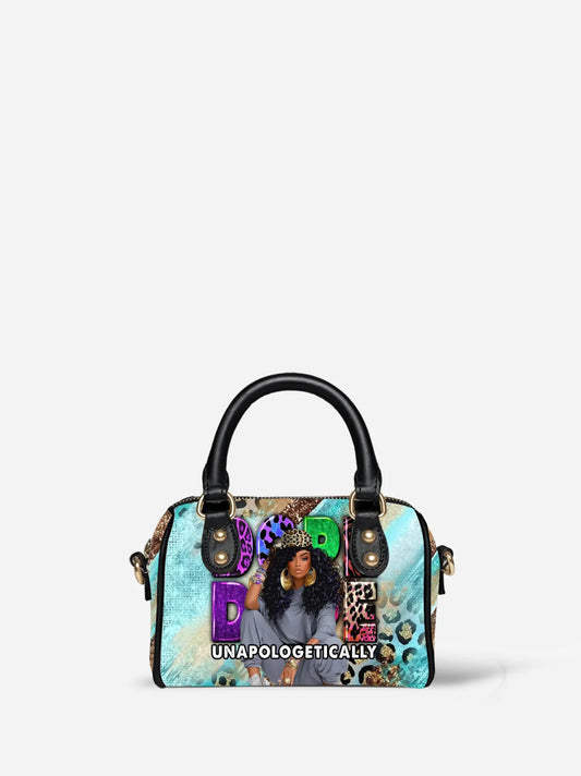 Melaniva “Unapologetically Dope” Leather Mini Satchel - Melaniva