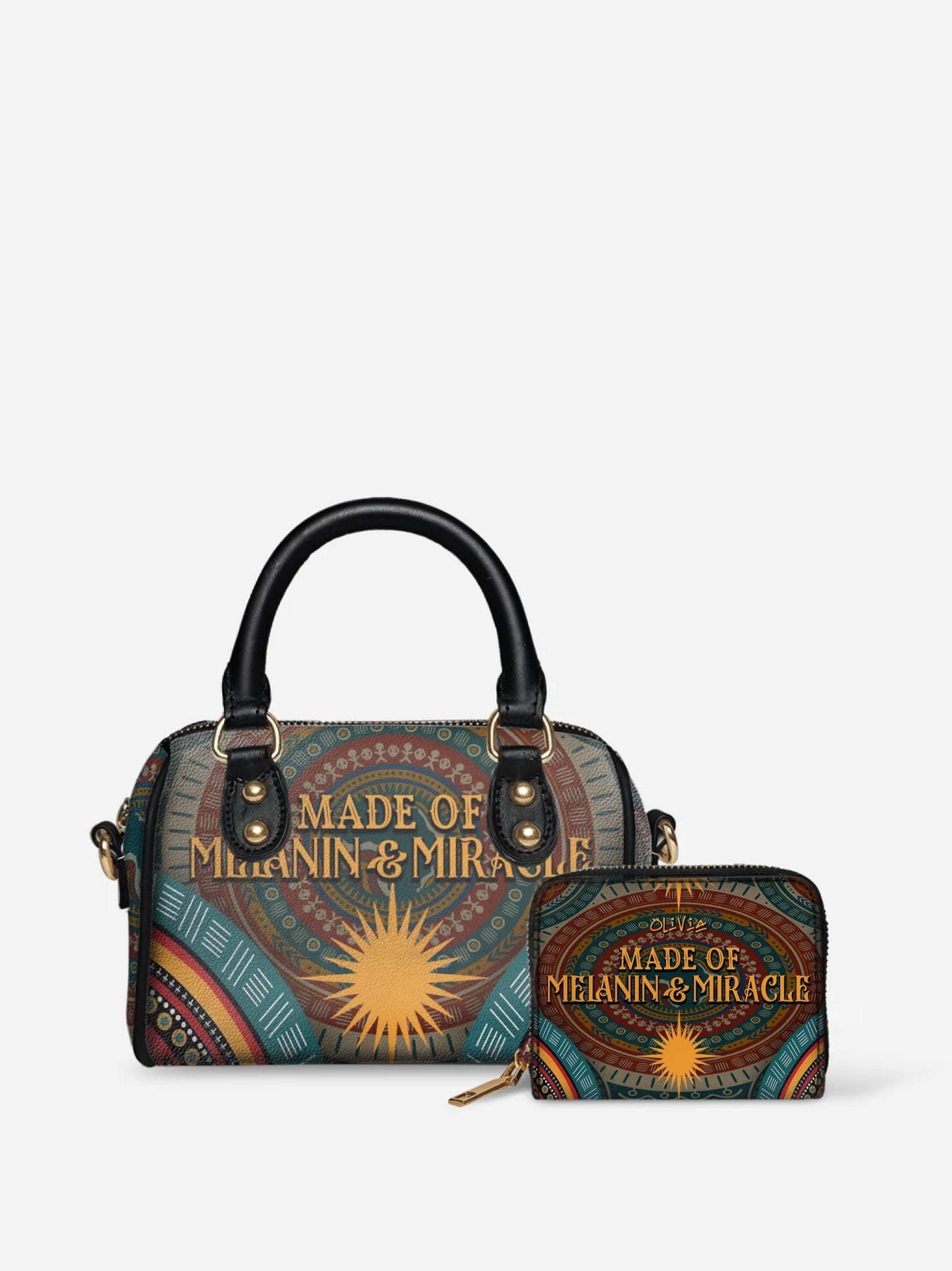 Melaniva “Melanin & Miracle” Leather Mini Satchel Deal - Melaniva