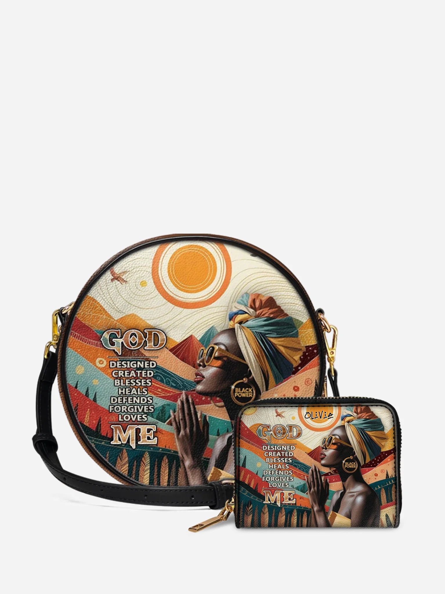 Melaniva “Grace & Strength” Leather Circle Crossbag Deal - Melaniva