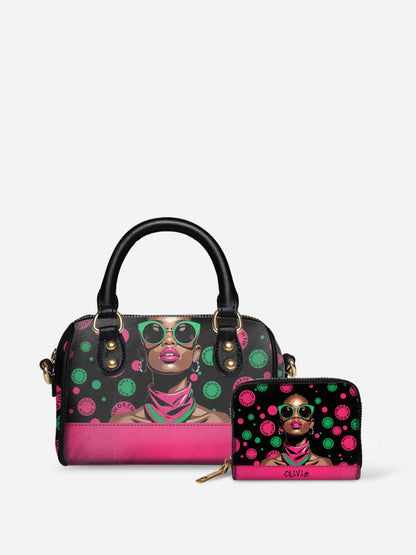 Melaniva "Fearless Beauty Rising" Leather Mini Satchel Deal - Melaniva