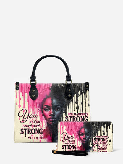 Melaniva “Inner Strength Melanin” Leather Handbag Deal - Melaniva