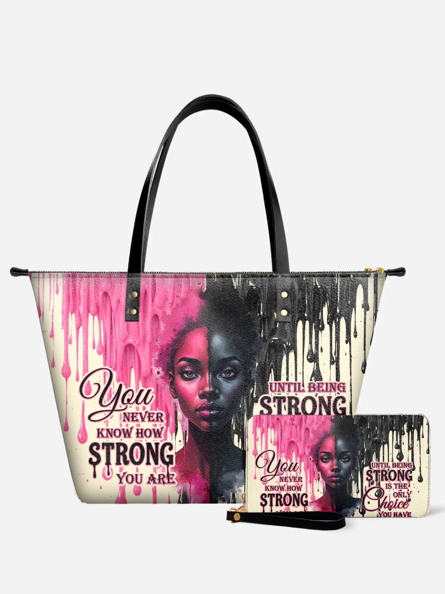 Melaniva “Inner Strength Melanin” Leather Totebag Deal - Melaniva