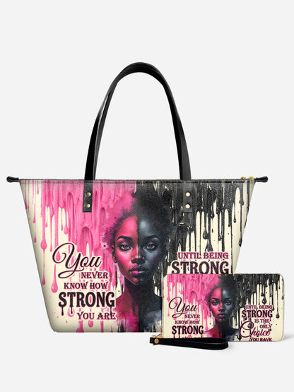Melaniva “Inner Strength Melanin” Leather Totebag Deal - Melaniva