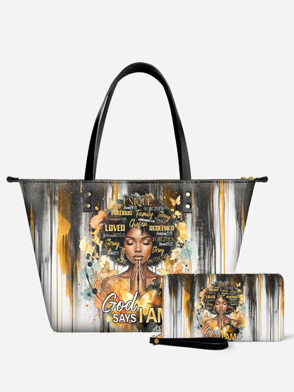 Melaniva “Blessed & Precious Heritage” Leather Totebag Deal - Melaniva