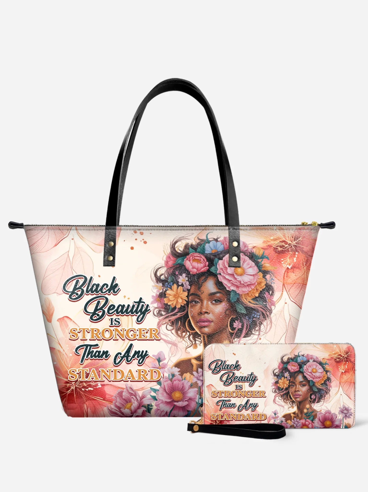 Melaniva “Fearless Beauty Floral” Leather Totebag Deal - Melaniva