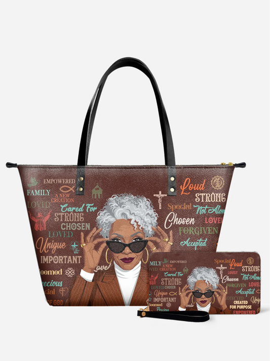 Melaniva “The Chosen Visionary” Leather Totebag Deal - Melaniva