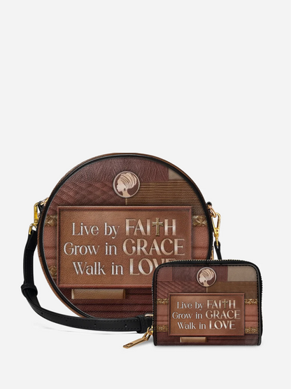 Melaniva Faith & Grace Leather Circle Crossbag Deal - Melaniva