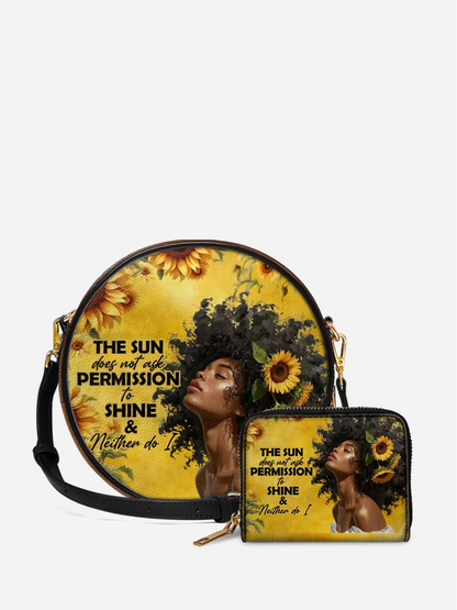Melaniva Sunlit Crown Leather Circle Crossbag Deal - Melaniva