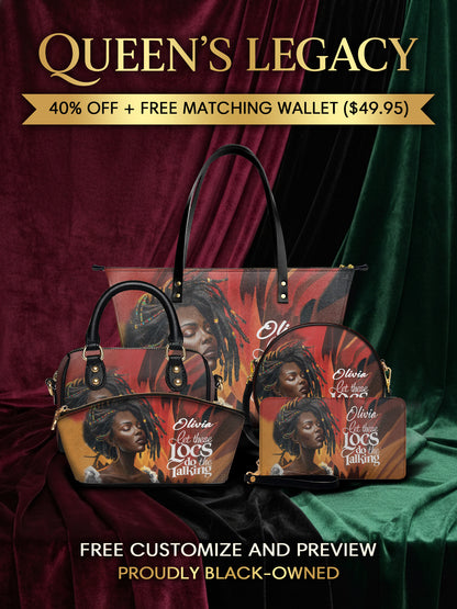 Melaniva "Locs Speak" Tote Bag The Lucky Bundle - Melaniva