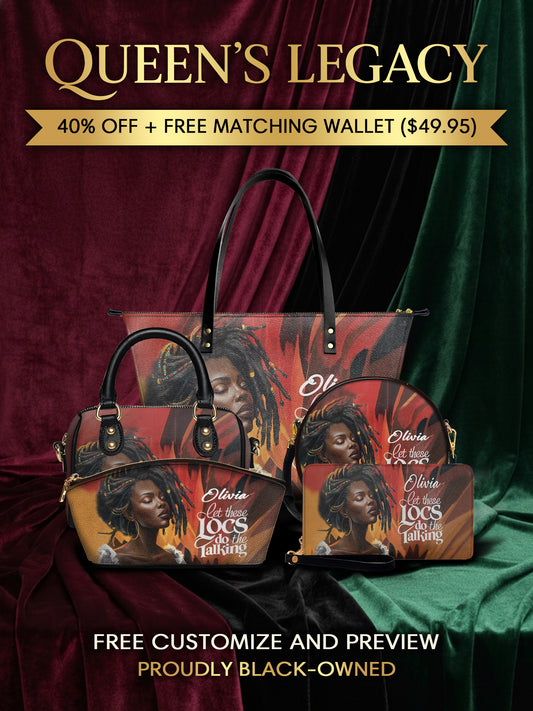 Melaniva "Locs Speak" Tote Bag The Lucky Bundle - Melaniva