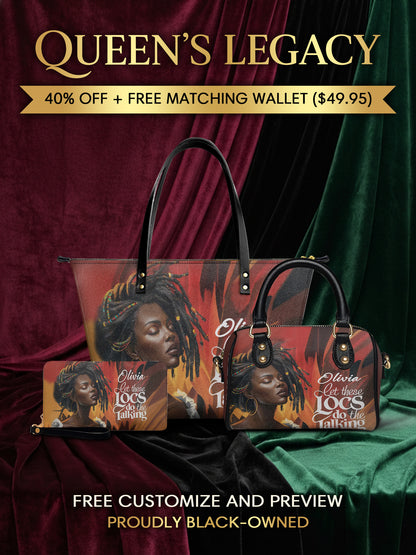 Melaniva "Locs Speak" Tote Bag The Perfect Trio - Melaniva