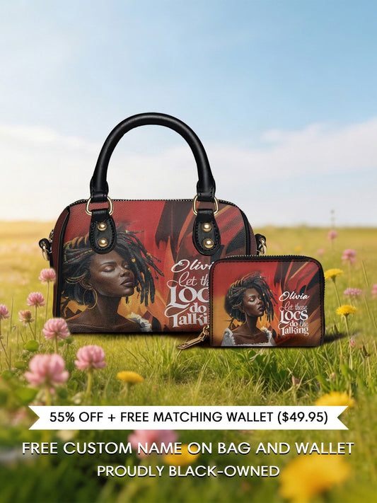Melaniva Locs Speak Leather Mini Satchel Deal - Melaniva