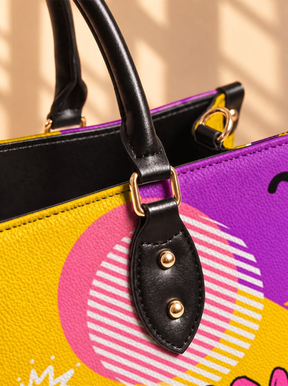 Melaniva Retro Pop Diva Leather Handbag Deal (FREE WALLET)