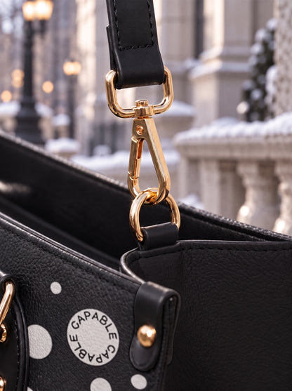 Melaniva Circle of Strength Leather Handbag Deal (FREE WALLET)