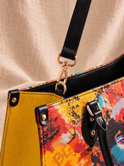 Melaniva Bold Crown Leather Handbag Deal (FREE WALLET)