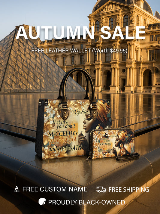 Melaniva Bloom & Locs Leather Handbag Deal (FREE WALLET)