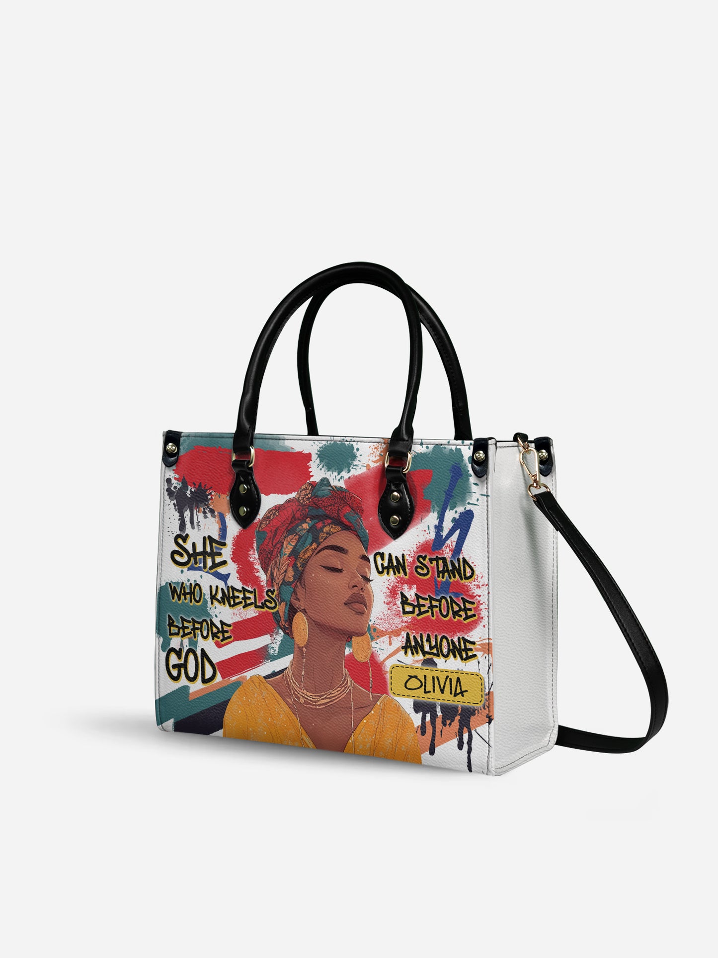 Melaniva Stand Fearless Faith Handbag Deal (FREE WALLET)