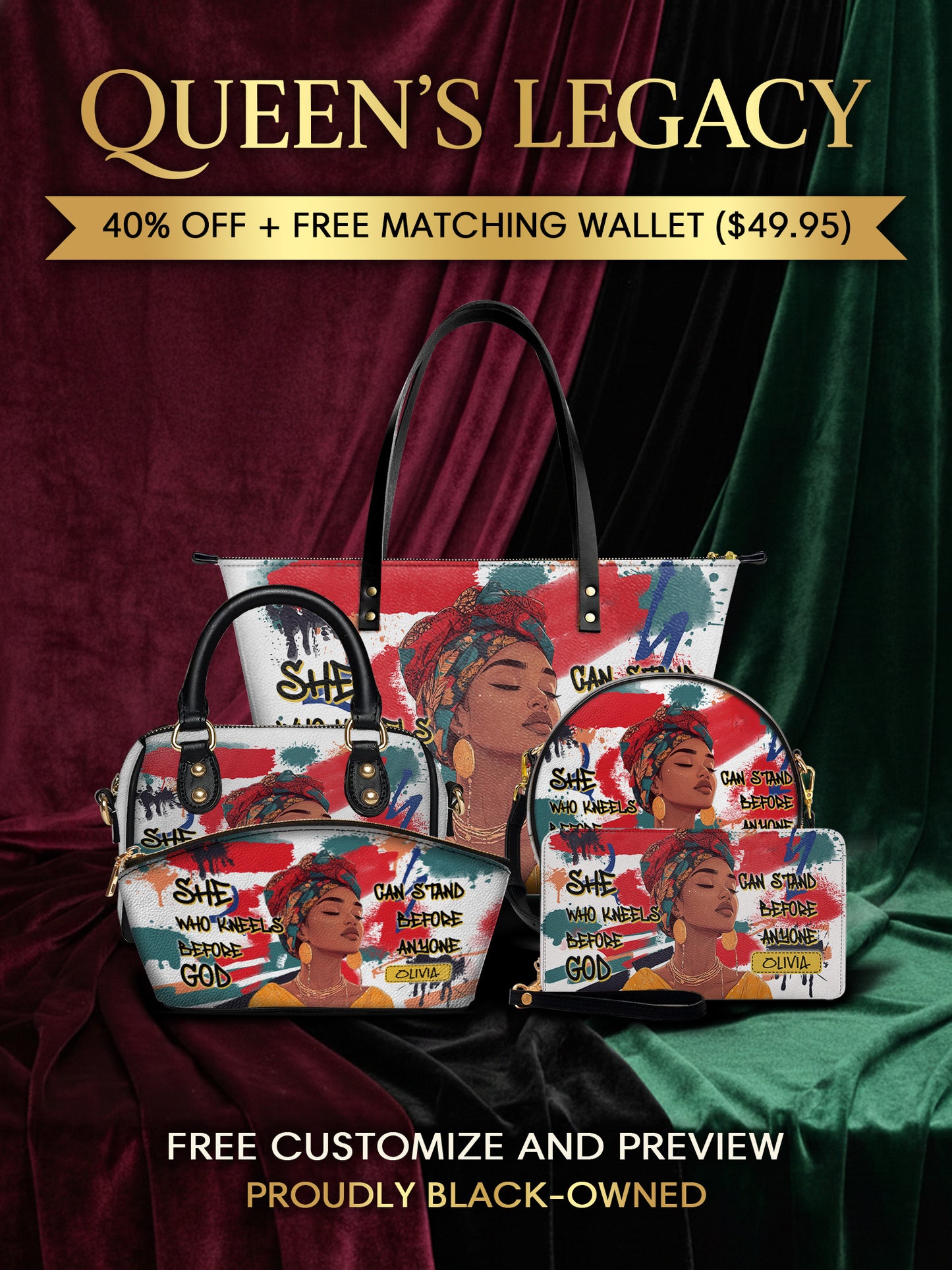 Melaniva "Stand Fearless Faith" Tote Bag The Lucky Bundle - Melaniva