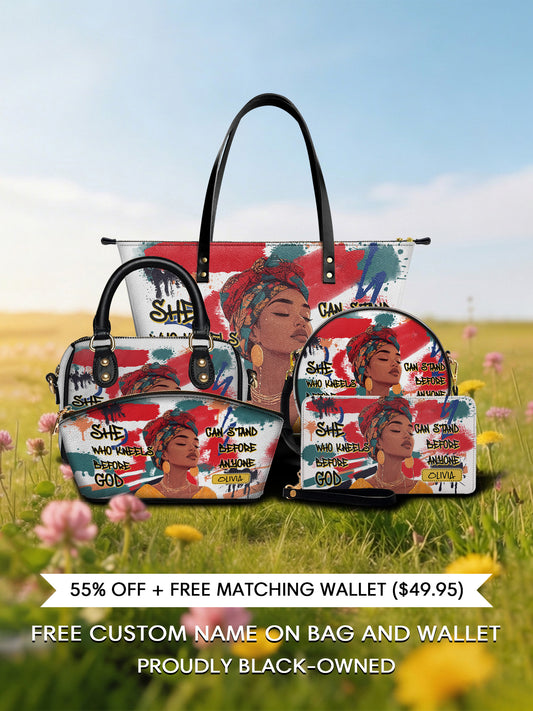 Melaniva "Stand Fearless Faith" Tote Bag The Lucky Bundle - Melaniva