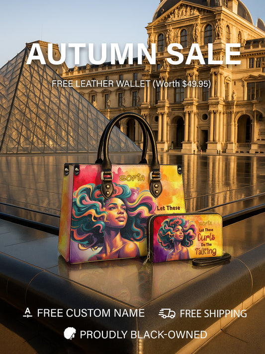 Melaniva Colorful Rainbow Leather Handbag Deal (FREE WALLET)