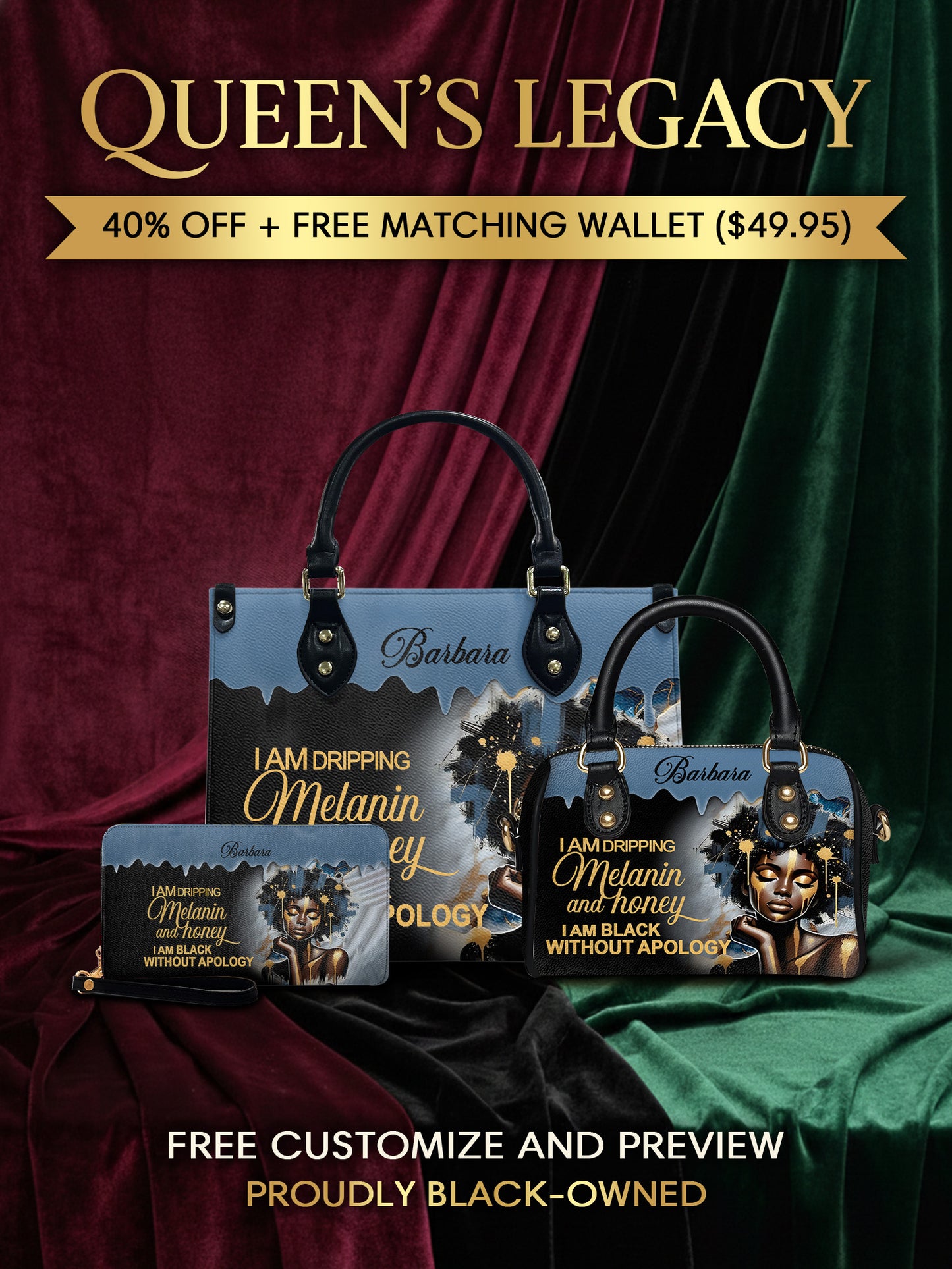 Melaniva "Dripping Melanin" The Perfect Trio - Melaniva