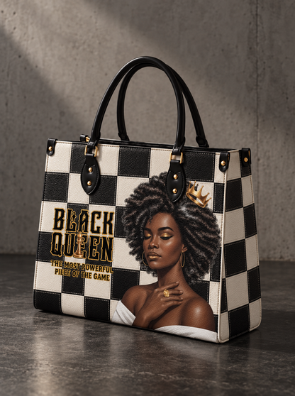 Melaniva Leather Black Queen Royal Elegance Handbag Deal