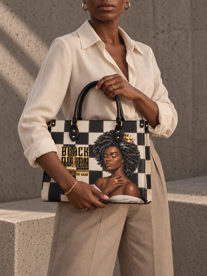 Melaniva Leather Black Queen Royal Elegance Handbag Deal