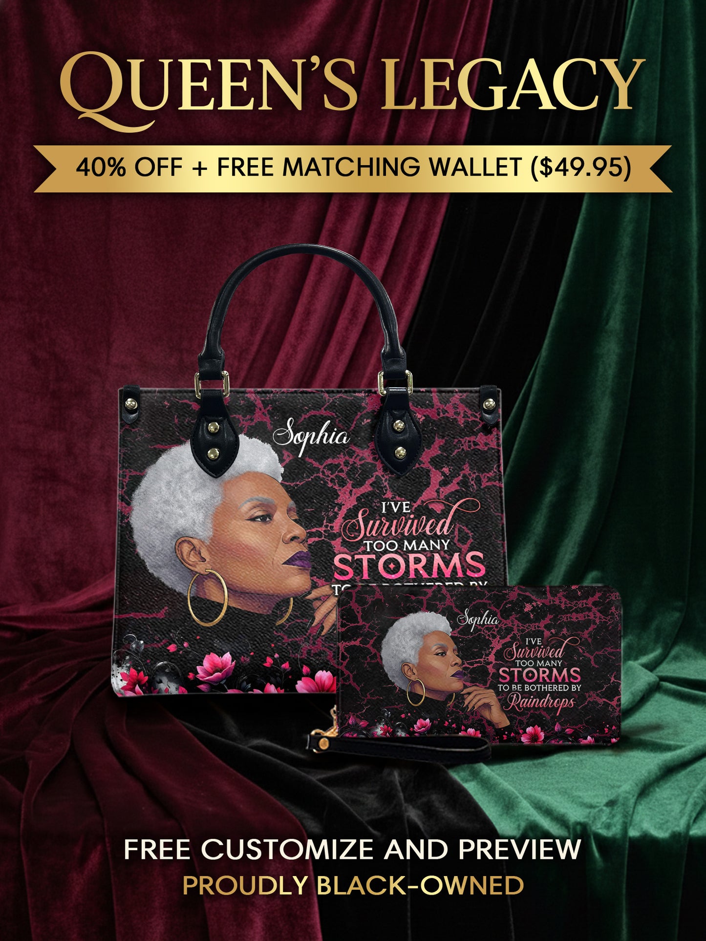 Melaniva “Timeless Ebony Grace” Leather Handbag Deal - Melaniva