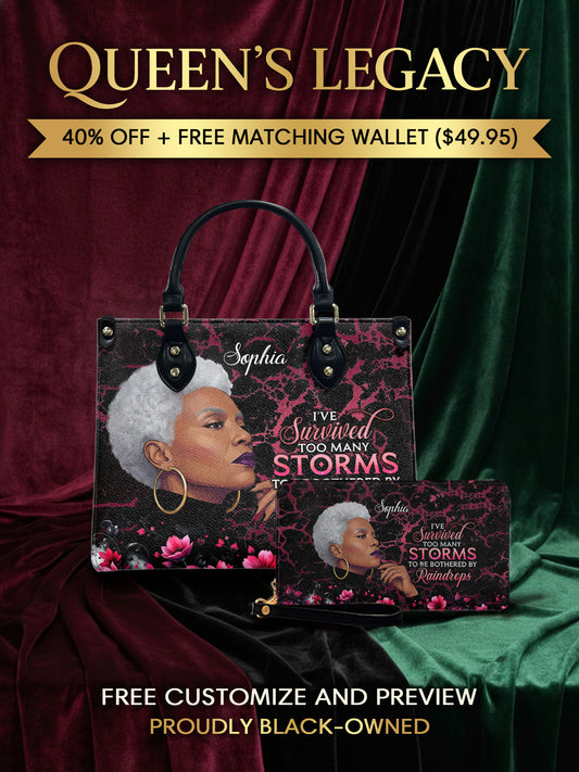 Melaniva “Timeless Ebony Grace” Leather Handbag Deal - Melaniva