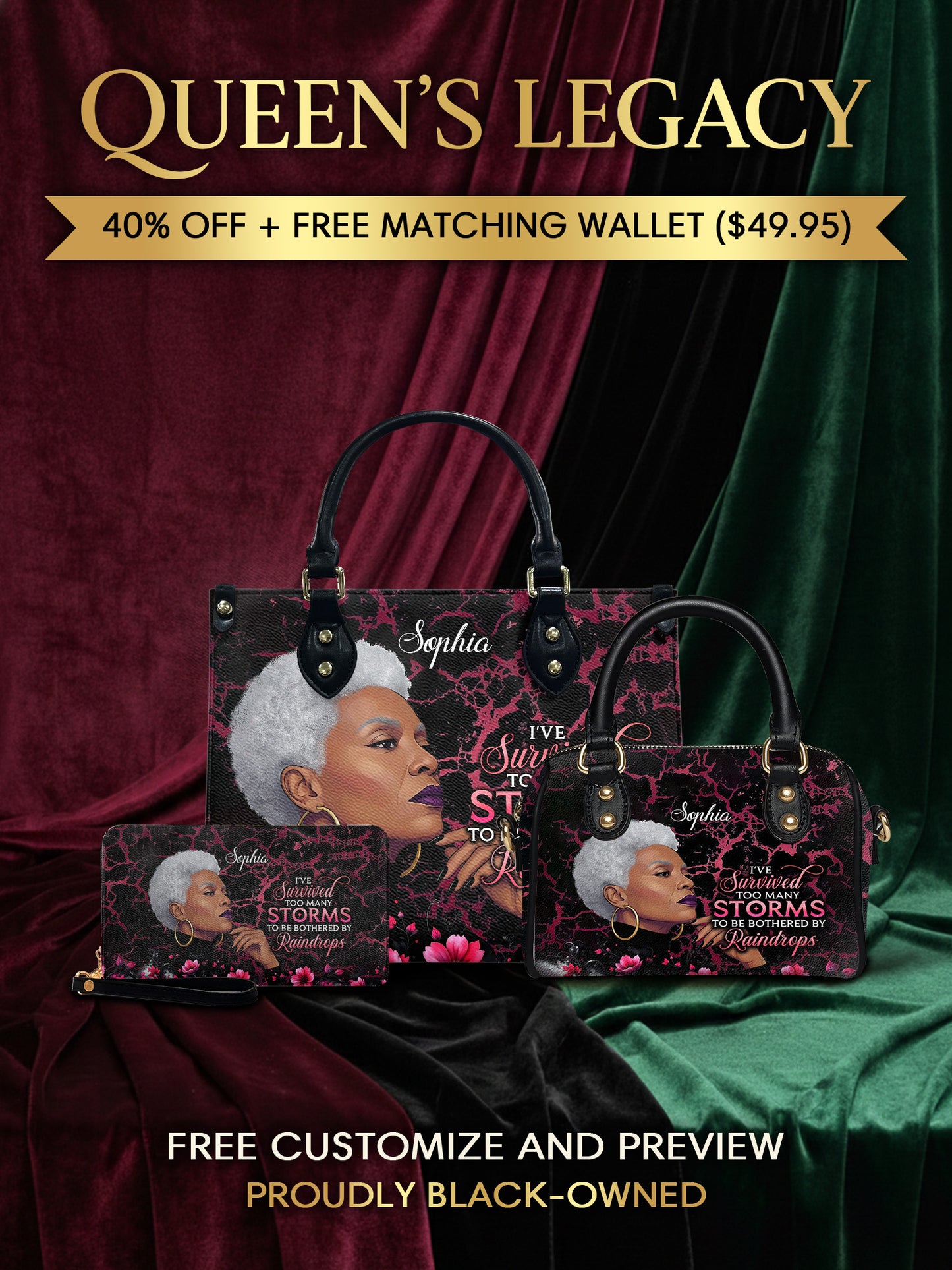 Melaniva "Timeless Ebony Grace" The Perfect Trio - Melaniva