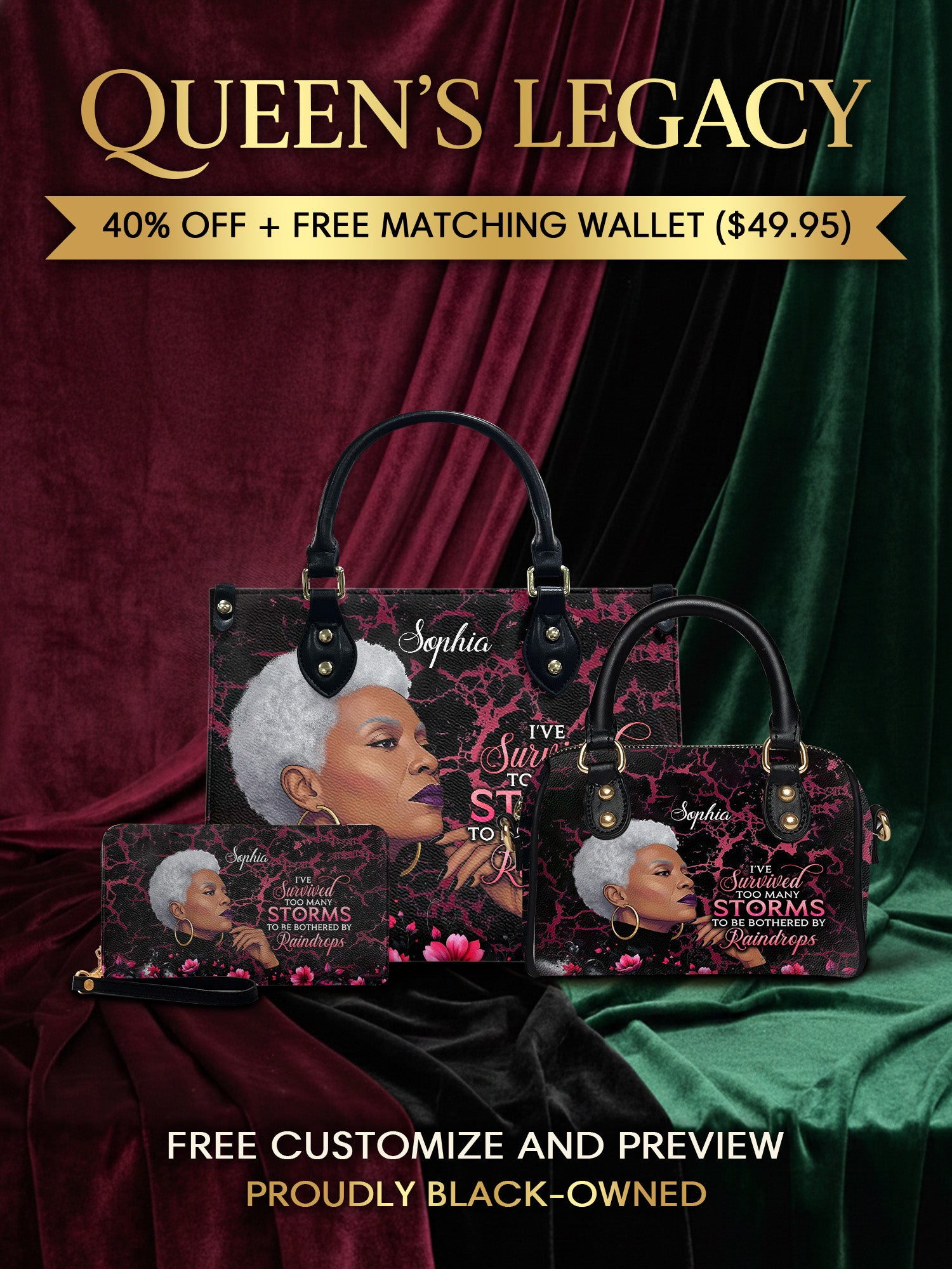 Melaniva "Timeless Ebony Grace" The Perfect Trio - Melaniva