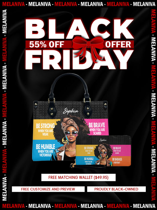 Melaniva Queen in Color Leather Handbag Deal (FREE WALLET)