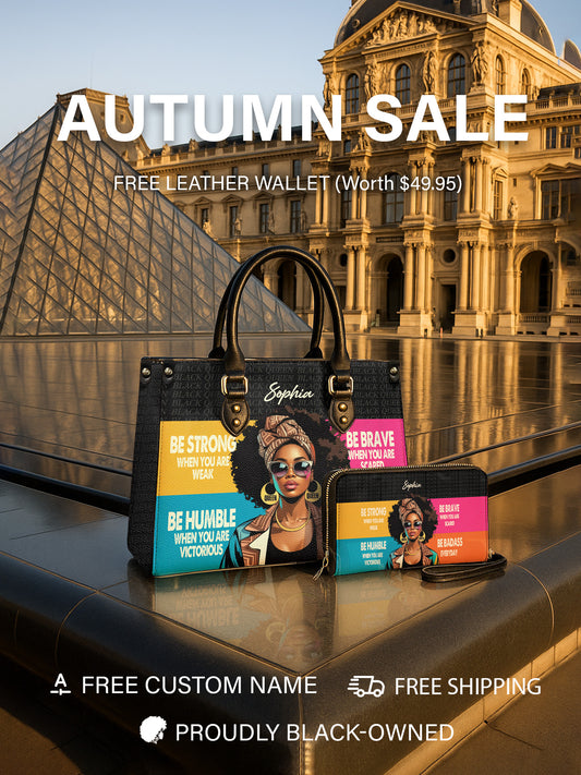 Melaniva Queen in Color Leather Handbag Deal (FREE WALLET)