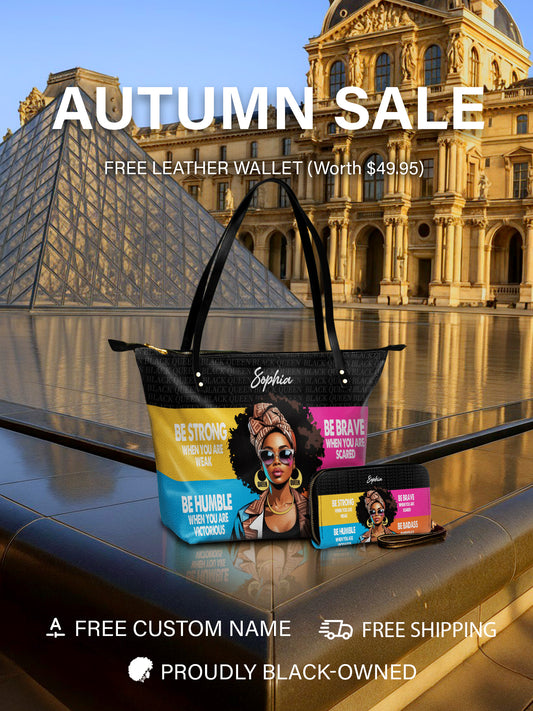 Melaniva Queen in Color Leather Tote Bag Deal (FREE WALLET)