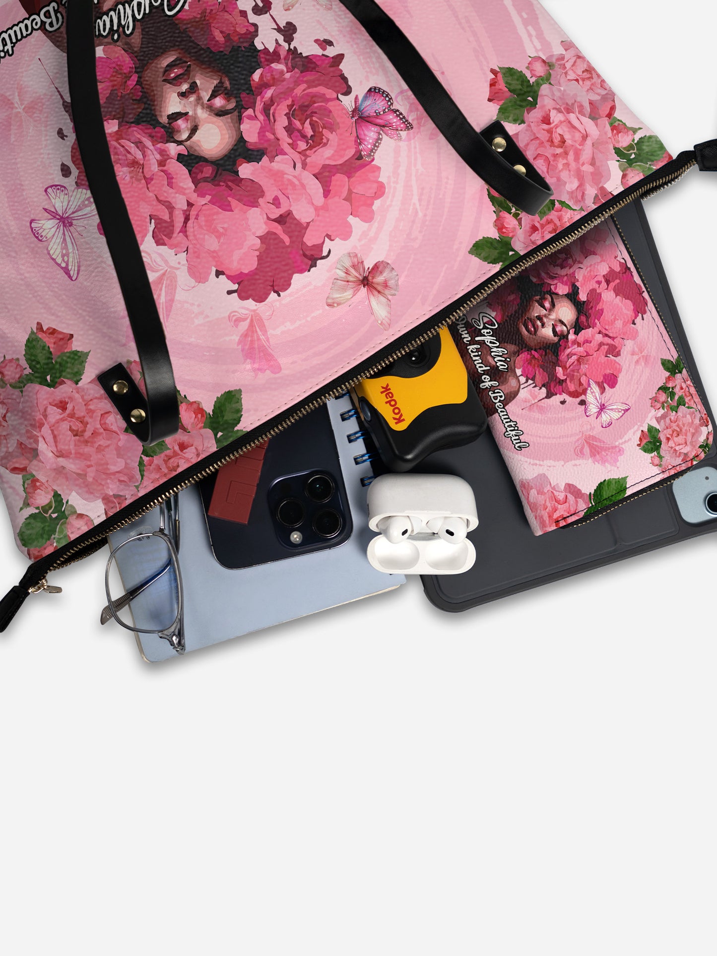 Melaniva Blossom Muse Leather Tote Bag Deal (FREE WALLET)