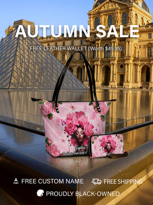 Melaniva Blossom Muse Leather Tote Bag Deal (FREE WALLET)