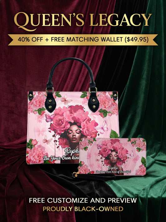 Melaniva Blossom Muse Leather Handbag Deal (FREE WALLET) - Melaniva
