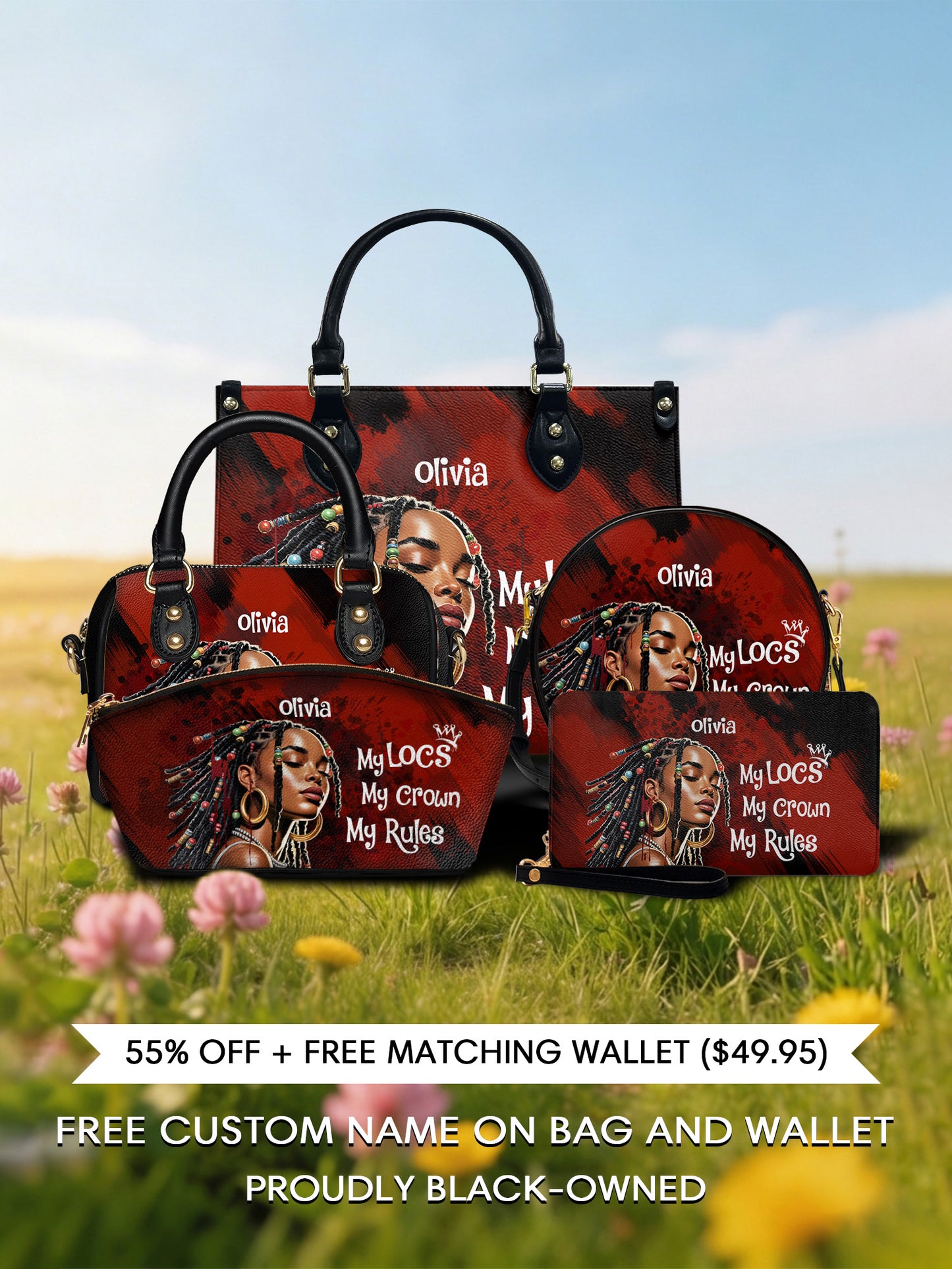 Melaniva "Crown of Locs" The Lucky Bundle - Melaniva